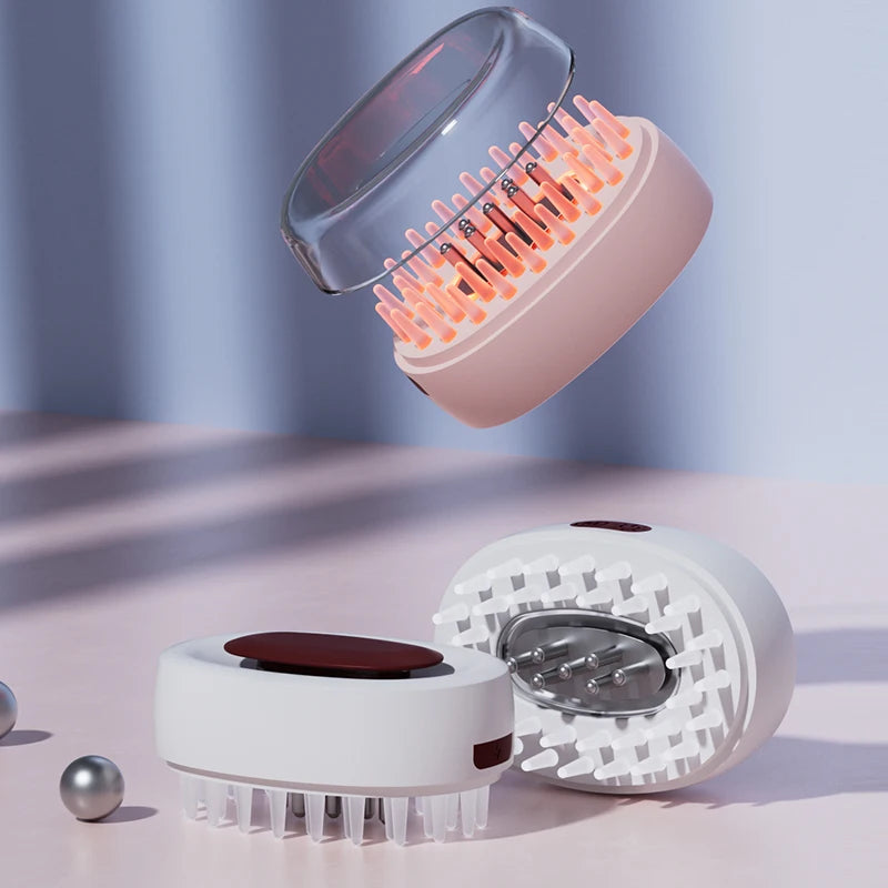 Peine Masajeador Capilar con Terapia de Luz LED