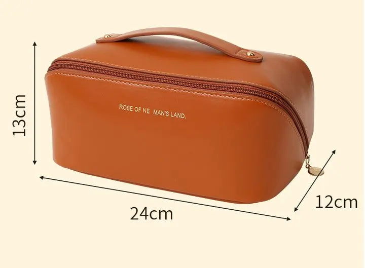 Bolsa de Maquillaje Impermeable de Gran Capacidad — Organizador de Belleza y Skincare