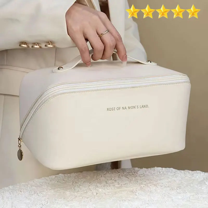 Bolsa de Maquillaje Impermeable de Gran Capacidad — Organizador de Belleza y Skincare