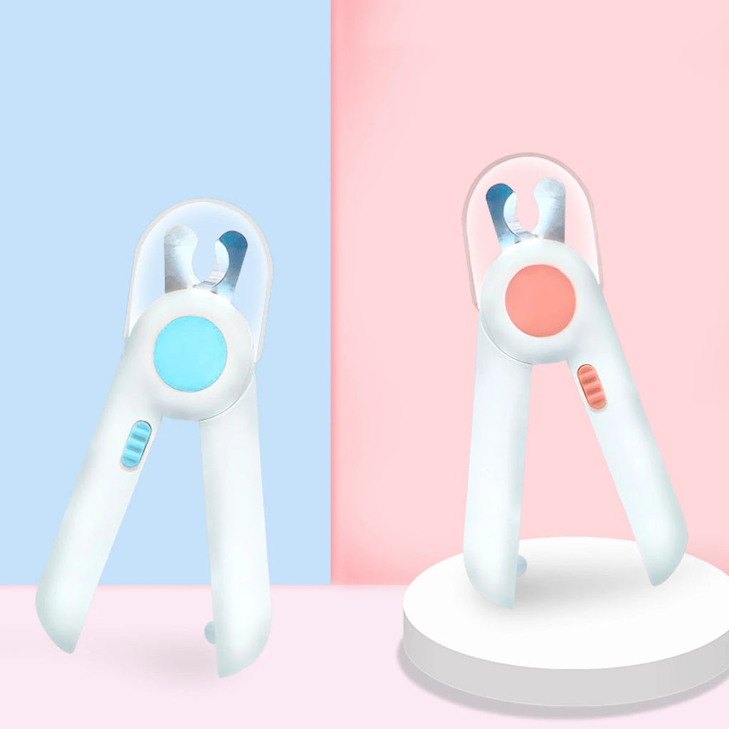 Cortauñas para Mascotas con Luz LED — Corte Seguro para Perros y Gatos