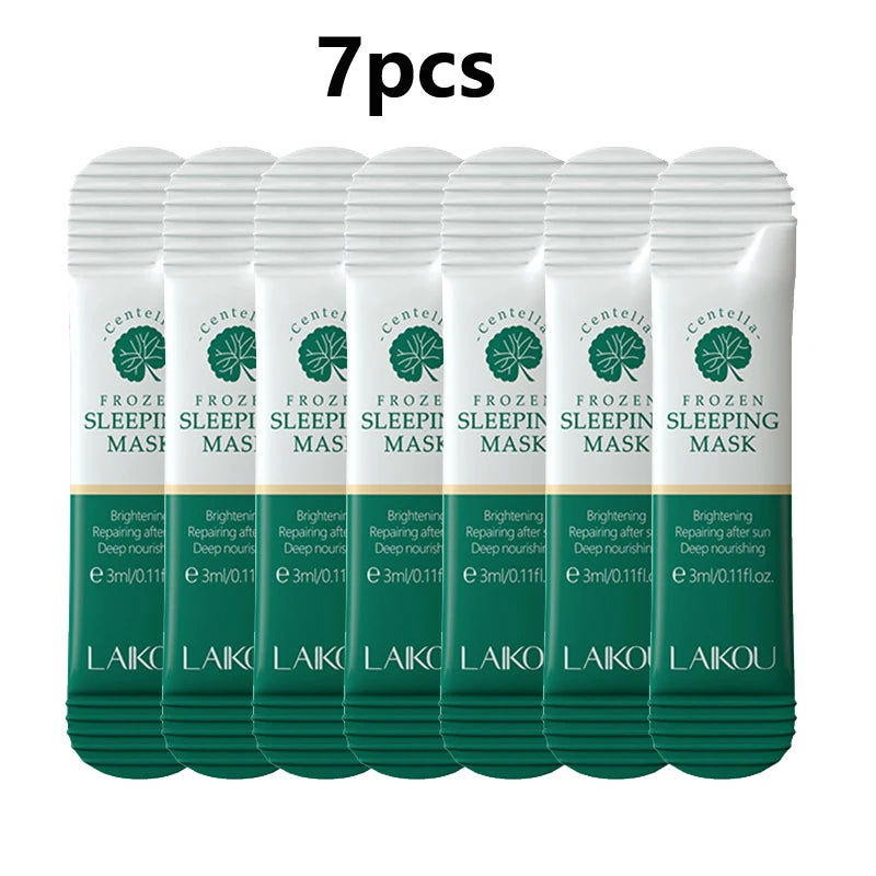 Mascarillas Faciales Nocturnas LAIKOU — Pack de 7 Variedades | Korean Skincare