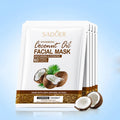 Mascarilla Facial de Coco SADOER — Pack de 5 Unidades | Hidratación y Firmeza